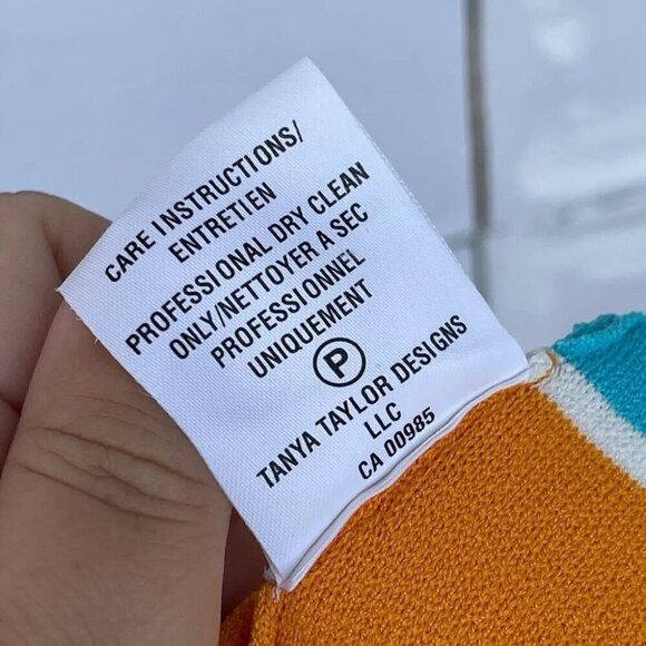 Tanya Taylor Noreen Colorblock Dress large - Picture 12 of 16